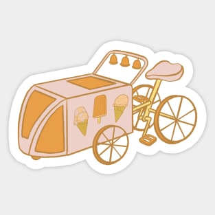 Dickie Dee Ice Cream Bike Sticker